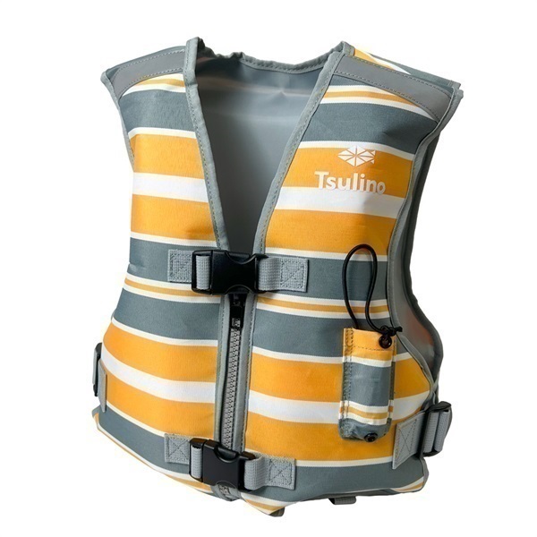 Ｊｒフローティングベスト　ＴＬＶ－０２(イエローグレー-LL)